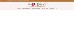 Desktop Screenshot of medvita.hu
